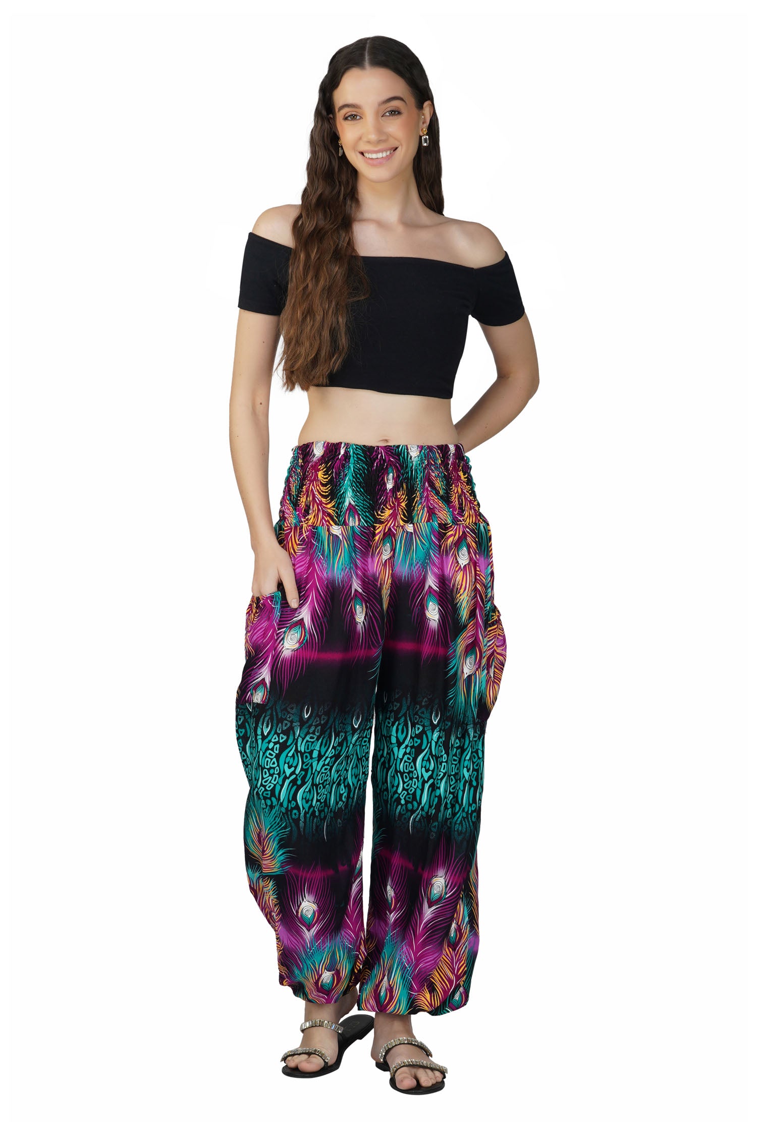 Boho Harem Pant - Black