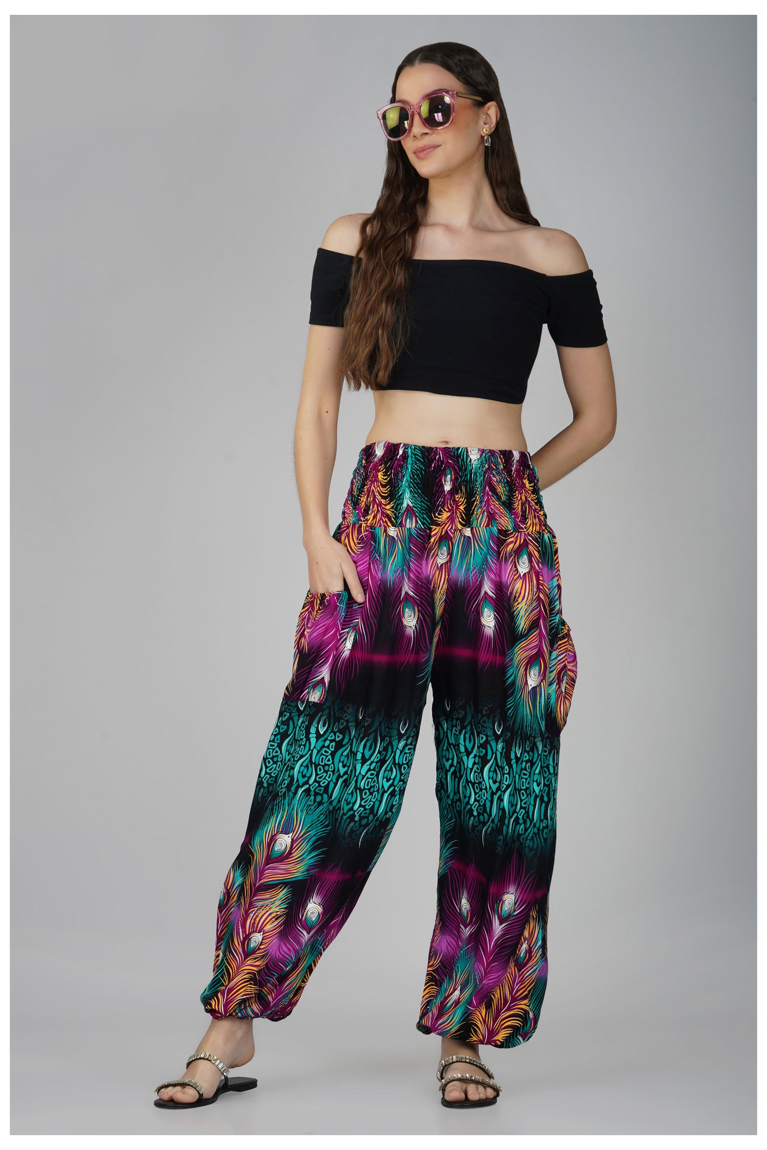 Boho Harem Pant - Black