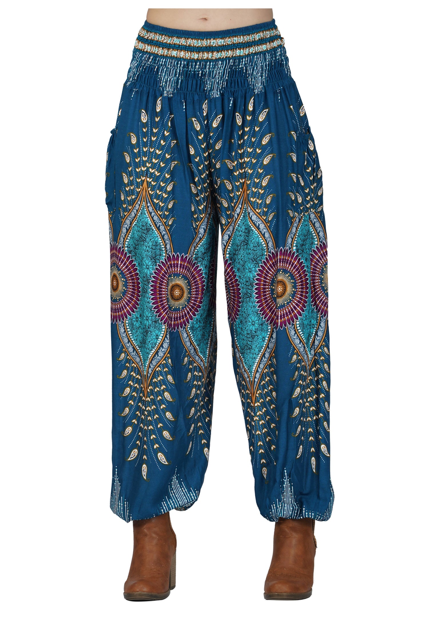 Boho Harem Pant - Teal