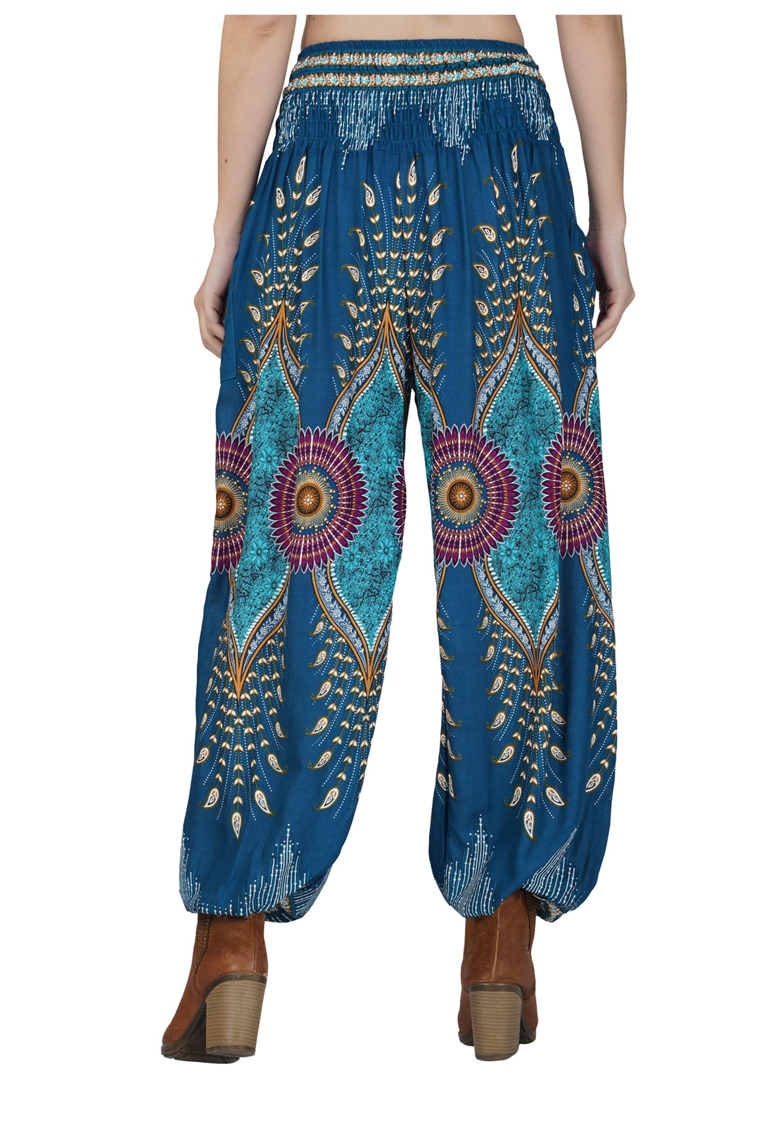 Boho Harem Pant - Teal