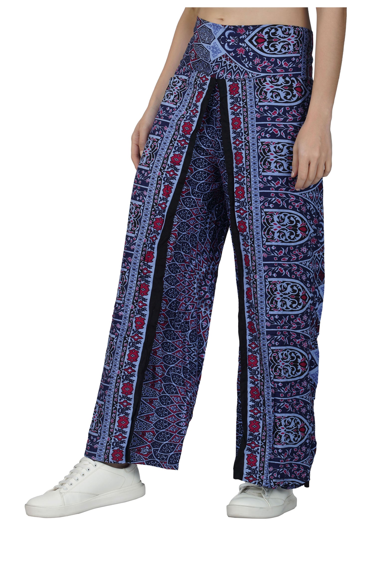 Wrap Boho Lap Pant - Denim