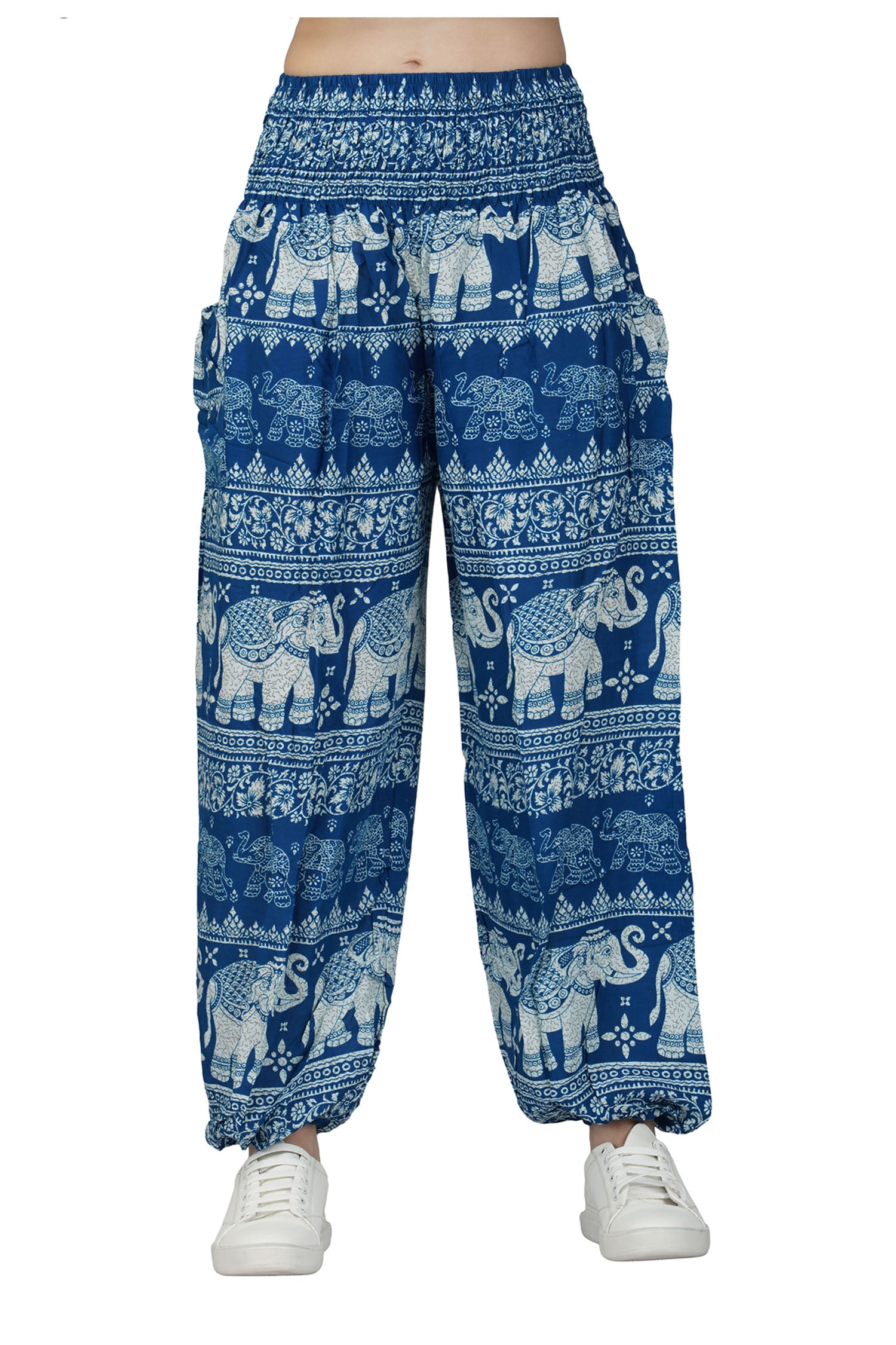 Cashmelon Elephant Harem Trousers - Teal