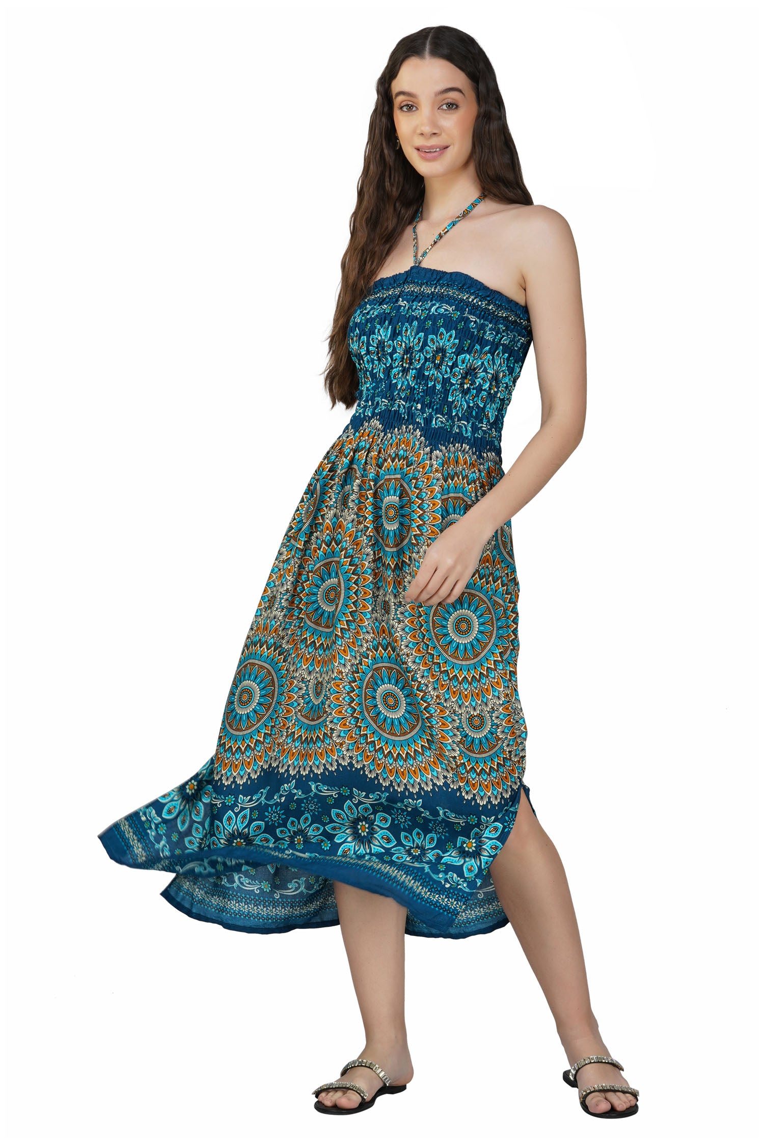 Patchwork Maxi - Teal